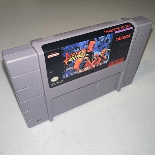 Art of Fighting (Super Nintendo SNES, 1992) Cartridge Only - Tested Working