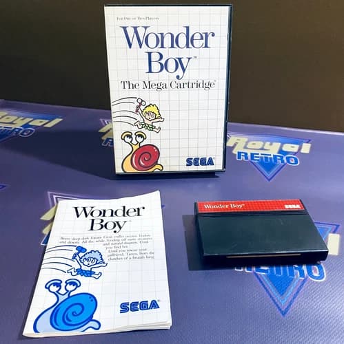 Wonder Boy (Sega Master System SMS, 1987) CIB Complete