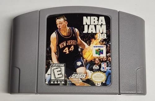 NBA Jam ‘99 N64 - Nintendo 64 Cartridge - Authentic, Tested - 1999 Free Shipping