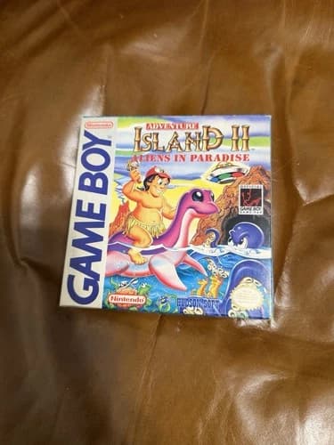 Adventure Island 2 Nintendo Game Boy Complete In Box Nice!!