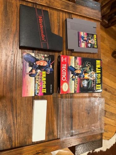 Ninja Gaiden II: The Dark Sword of Chaos (Nintendo NES) CIB complete video game