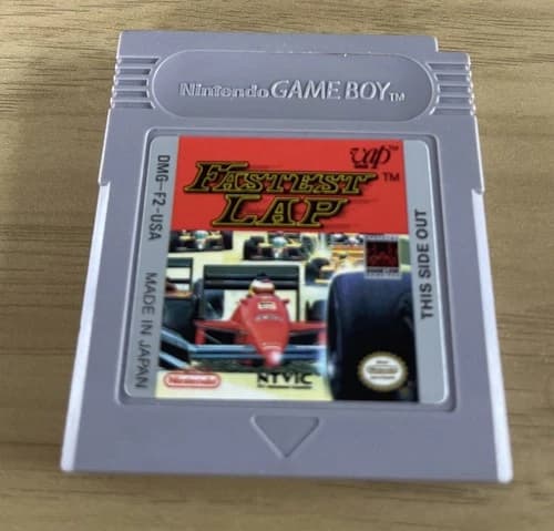 Fastest Lap (Nintendo Game Boy GB) Authentic Game Cart! RARE! TESTED WORKS