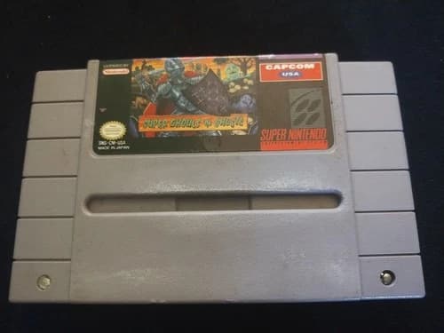 Super Ghouls 'n Ghosts SNES Super Nintendo Game Cartridge Only Authentic