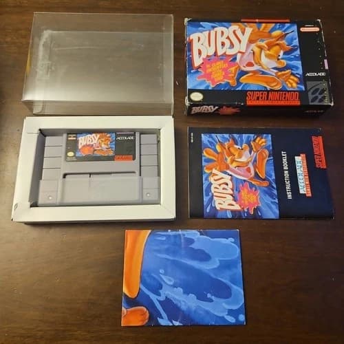 Bubsy in Claws Encounters of the Furred Kind (Super Nintendo) Complete - Tested