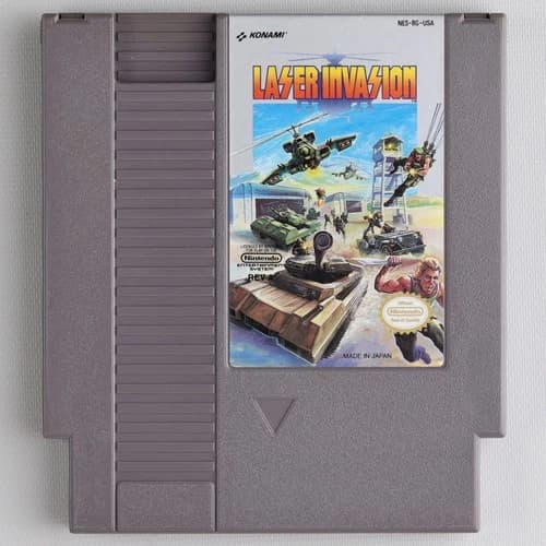 Laser Invasion NES Nintendo Game - Authentic/Cleaned/Tested KONAMI