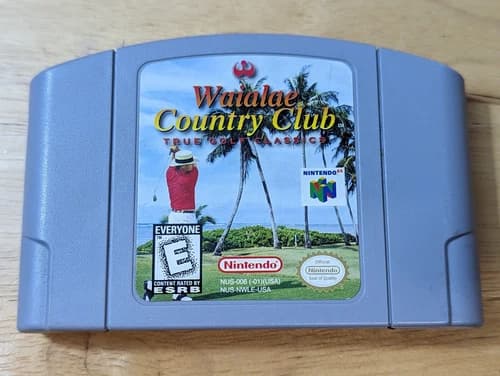 True Golf Classics: Waialae Country Club (Nintendo 64 N64, 1998) Tested Working