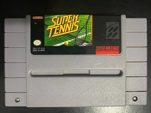 Super Tennis - SNES Super Nintendo - Nintendo - Good Condition
