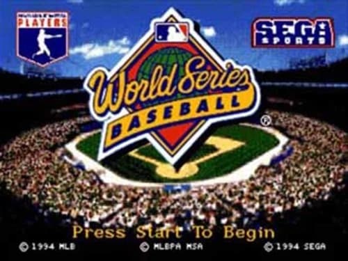 World Series Baseball - Sega Genesis Game Only
