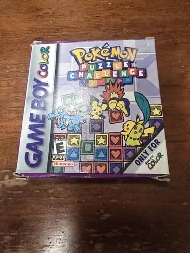 Pokemon Puzzle Challenge - Gameboy Color GBC CIB COMPLETE AUTHENTIC