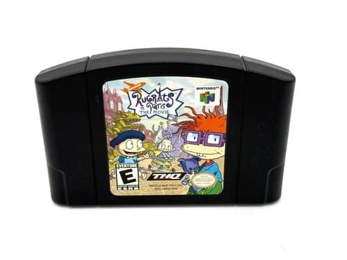 Rugrats In Paris The Movie Nintendo 64 N64 - AUTHENTIC- CLEANED, TESTED & WORKS