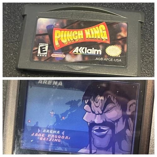Punch King (Nintendo Game Boy Advance, 2002) Authentic GBA Cartridge TESTED