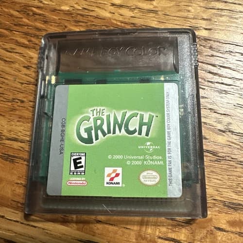 The Grinch (Nintendo Game Boy Color, 2000) Cartridge Only Authentic Tested !