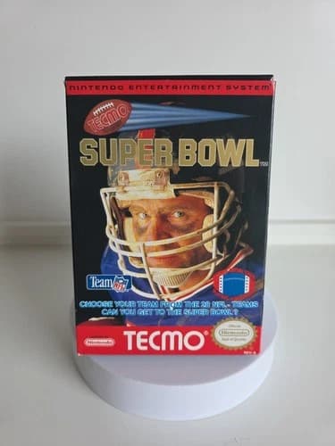 Tecmo Super Bowl (Nintendo NES) Complete in Box CIB