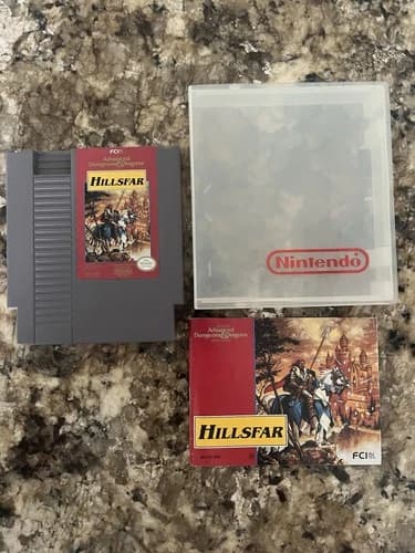Advanced Dungeons and Dragons Hillsfar Authentic NES Nintendo Cartridge Only