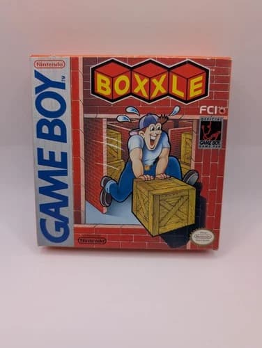 Vintage Nintendo Game Boy Boxxle Authentic TESTED AND WORKS