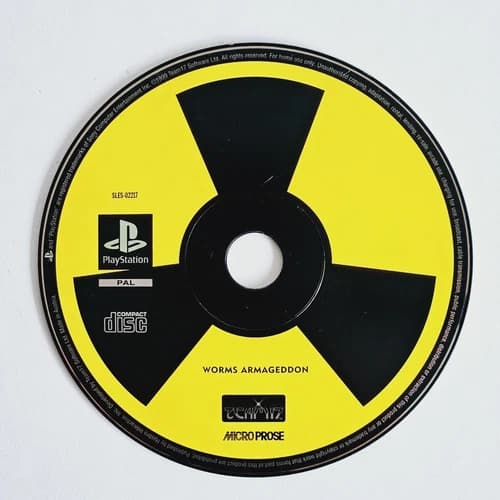 Worms Armageddon (Sony PlayStation 1, 1999) PS1 - Disc Only