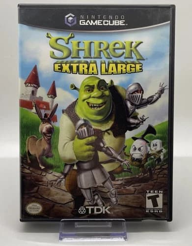 Shrek Extra Large (Nintendo GameCube, 2002) Complete With Manual