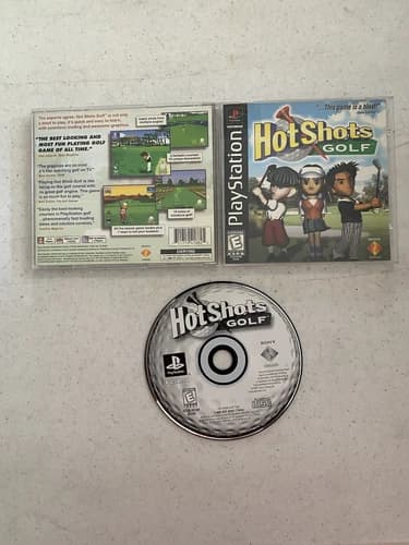 ⚡️Hot Shots Golf (Playstation 1, 1997) Complete PS1 Black Label Authentic!⚡️