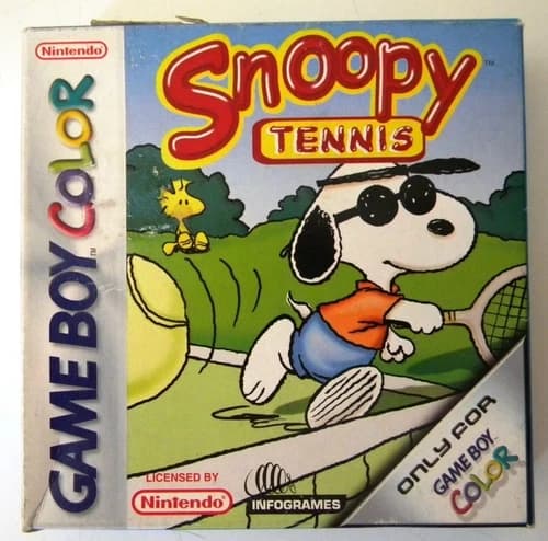 SNOOPY TENNIS NINTENDO GAME BOY COLOR NEW