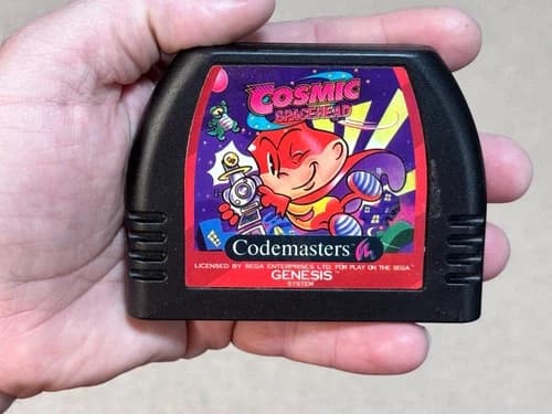 Cosmic Spacehead - Authentic (Sega Genesis) Game Cartridge - Tested