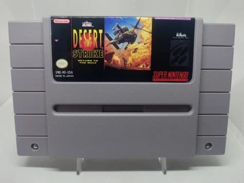 Desert Strike Return to the Gulf (Super Nintendo SNES) Reconditioned! Authentic!