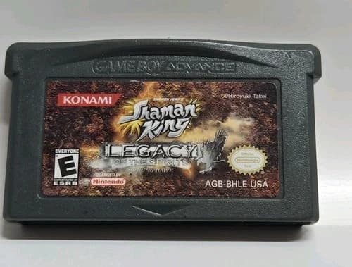 Shaman King: Legacy of the Spirits Soaring Hawk (Game Boy Advance, 2005) Tested