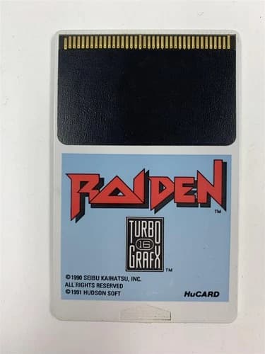 Raiden - TurboGrafx-16 (PC Engine) HuCard Only