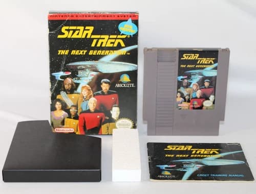 Star Trek: The Next Generation NES Nintendo Complete CIB! Good Condition! Rare!