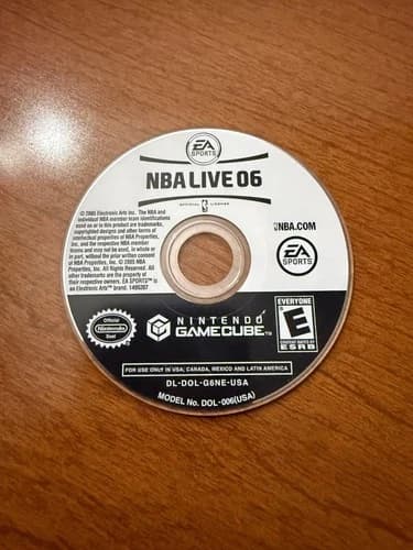 NBA Live 06 (Nintendo GameCube) NO TRACKING - DISC ONLY