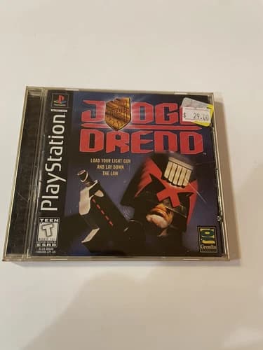JUDGE DREDD SONY PLAYSTATION 1 PS1 GAME CIB COMPLETE