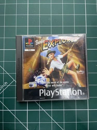 Barbie Explorer Game for PS1 Sony PlayStation Complete With Manual
