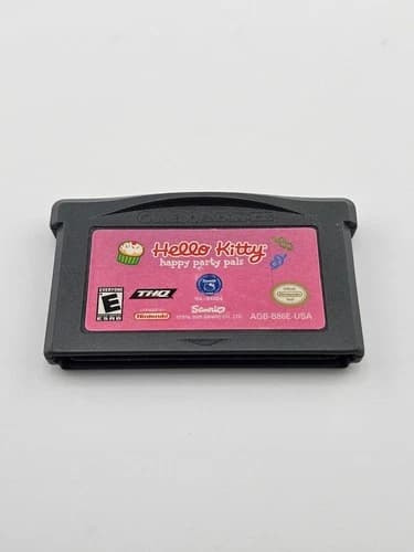 Nintendo Gameboy Advance Hello Kitty Happy Party Pals Cartridge Only Tested