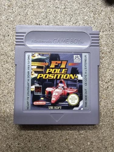RARE NEW F1 POLE POSITION UBISOFT Nintendo Gameboy Game boy GB JEU DMG-F5-FAH M3