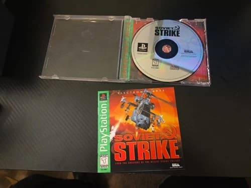 SOVIET STRIKE PlayStation PS1 1996 Complete CIB Tested Greatest Hits EA GH NICE!
