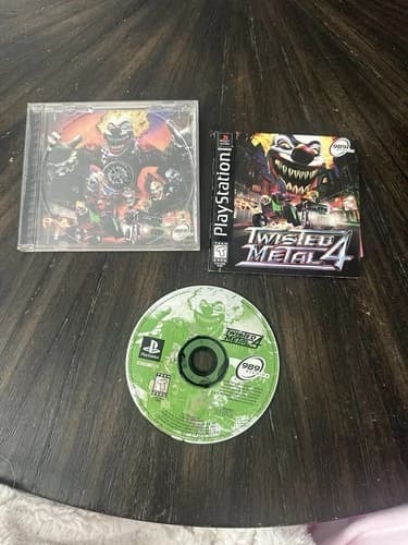 PlayStation 1 PS1 Game Twisted Metal 4 CIB Complete In Box