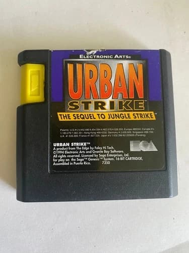 Urban Strike Sega Genesis Video Game Electronic Arts 1994 Classic Action