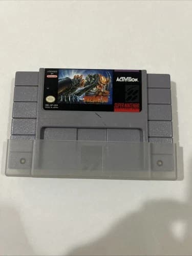 Alien Vs Predator (Super Nintendo SNES, 1993) Vintage Game Authentic & TESTED