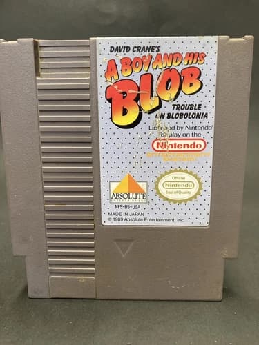 A Boy And His Blob Trouble On Blobolonia (NES, 1990) Cart