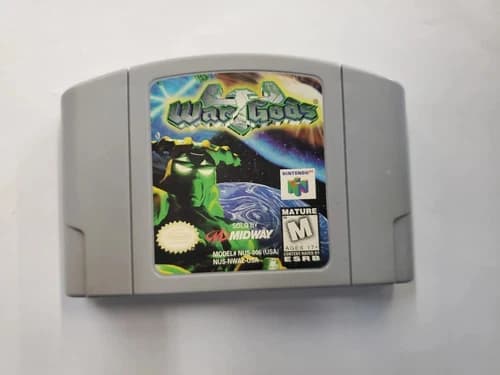 War Gods Nintendo 64 N64 Cart Only -- S2G -- Great Shape
