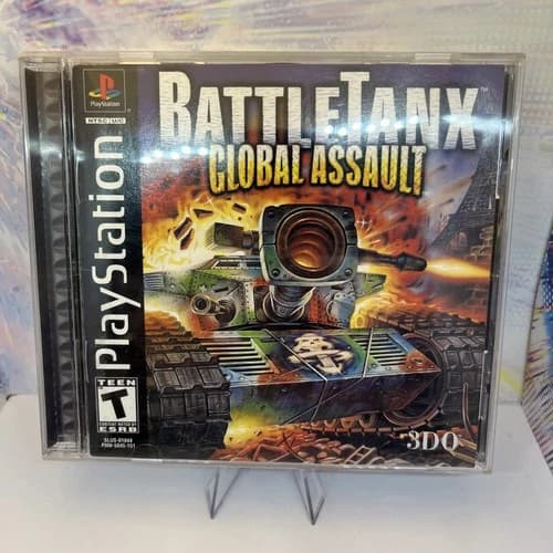 BattleTanx: Global Assault (Sony Playstation 1 PS1, 2000) Complete CIB