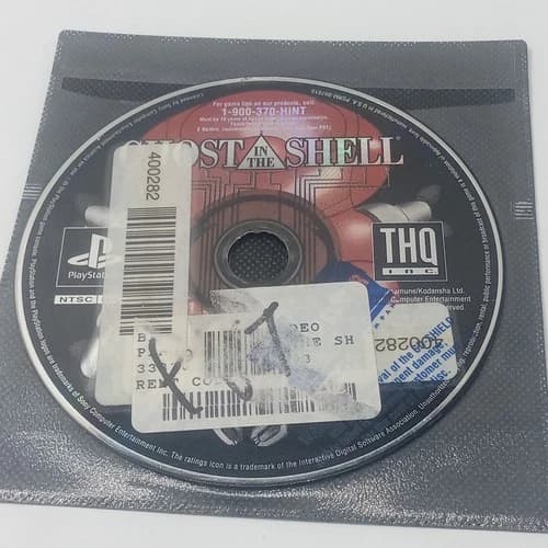 Ghost in the Shell PS1 Sony PlayStation 1 Disc Only Light Scratches Tested