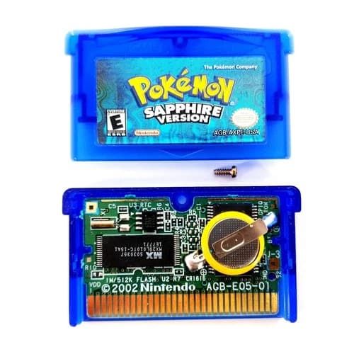 Pokemon: Sapphire Version Nintendo Game Boy Advance Authentic New Battery Tested