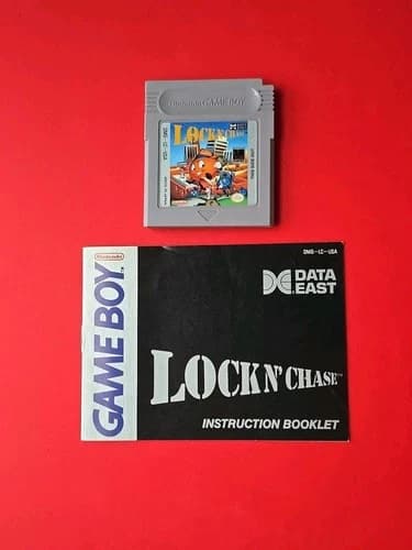 Lock N Chase Game Boy Nintendo GB Original Authentic 80's Arcade Classic Tested