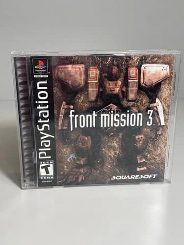 Front Mission 3 PS1 PlayStation 1 CIB w Registration Card Excellent Clean Tested