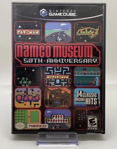 Namco Museum 50th Anniversary (Nintendo GameCube, 2005) Complete With Manual