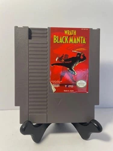 Wrath of the Black Manta (Nintendo NES) Cosmetically Flawed Tested Works