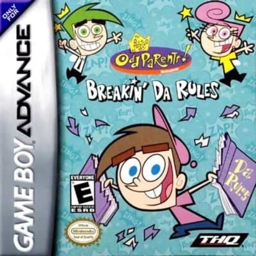 Fairly OddParents: Breakin' Da Rules - Game Boy Advance GBA Game