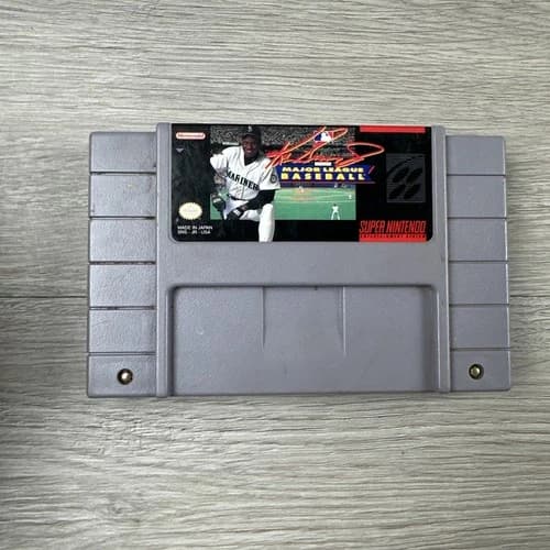 Nintendo SNES Ken Griffey Jr. Presents Major League Baseball - Cart Only Tested