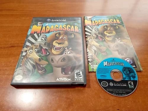 CIB Madagascar (Nintendo GameCube, 2005) Complete *TESTED*