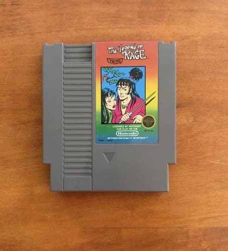 The Legend of Kage (Nintendo NES) Excellent Cond Authentic & Tested - Ships Fast